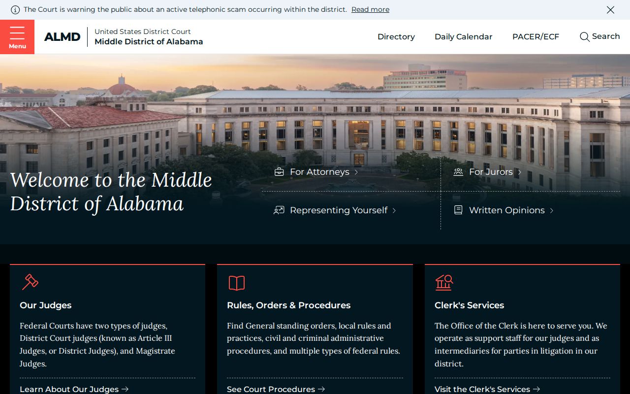 Butler County probate records federal Middle District court context